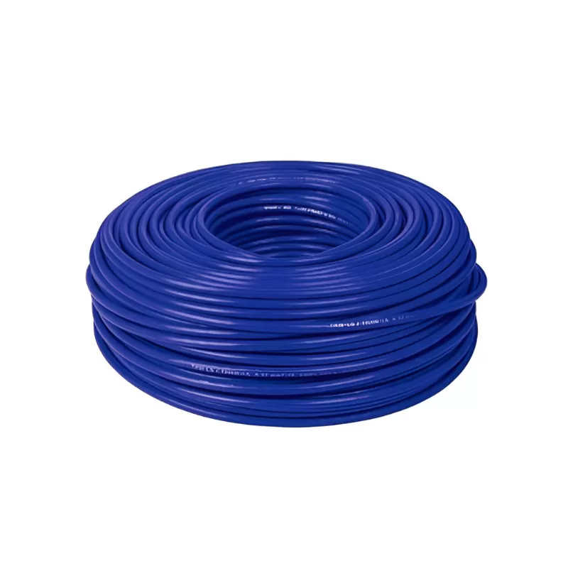 Alambre Aislado N12 Azul X Rollo