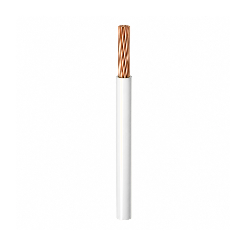 Cable Aislado Thhw Cu N10 Blanco