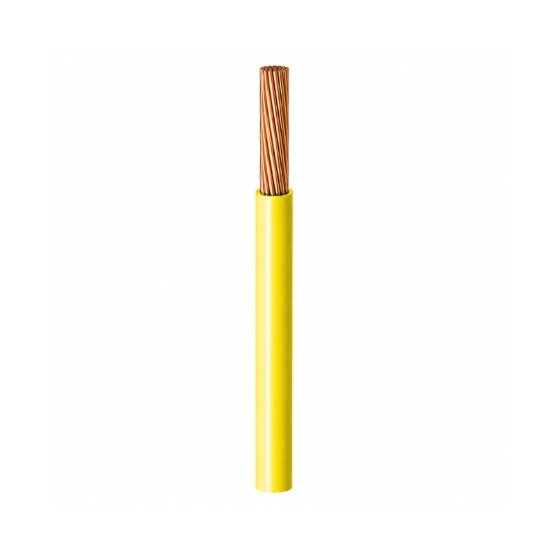 Cable Aislado Thhw Cu N8 Amarillo