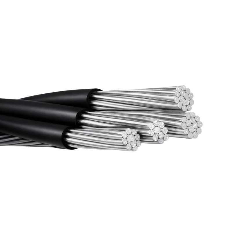 Cable Aluminio Cuadruplex Aislado 3x2/0 + 1/0 N.A XLPE