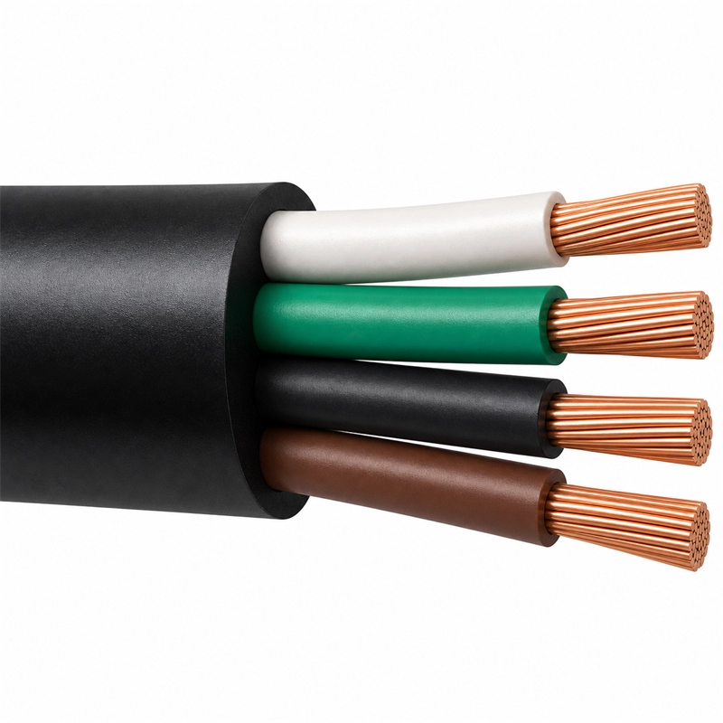 Cable Encauchetado Libre De Halogenos STF LS 4X10AWG