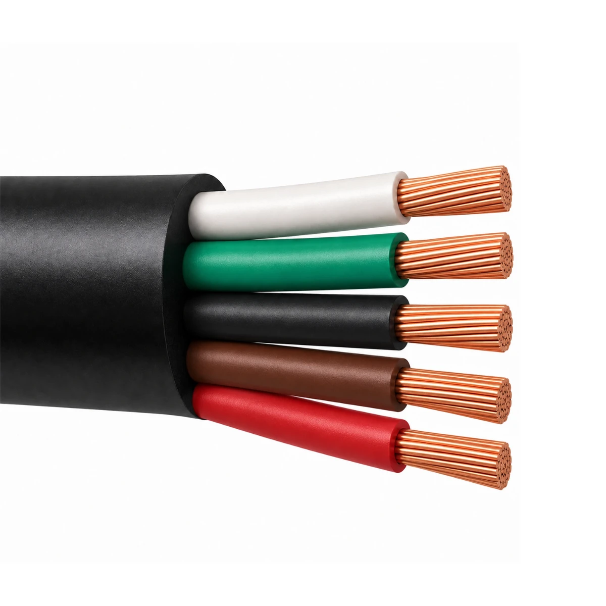 Cable Encauchetado Libre De Halogenos STF LS 5X10AWG
