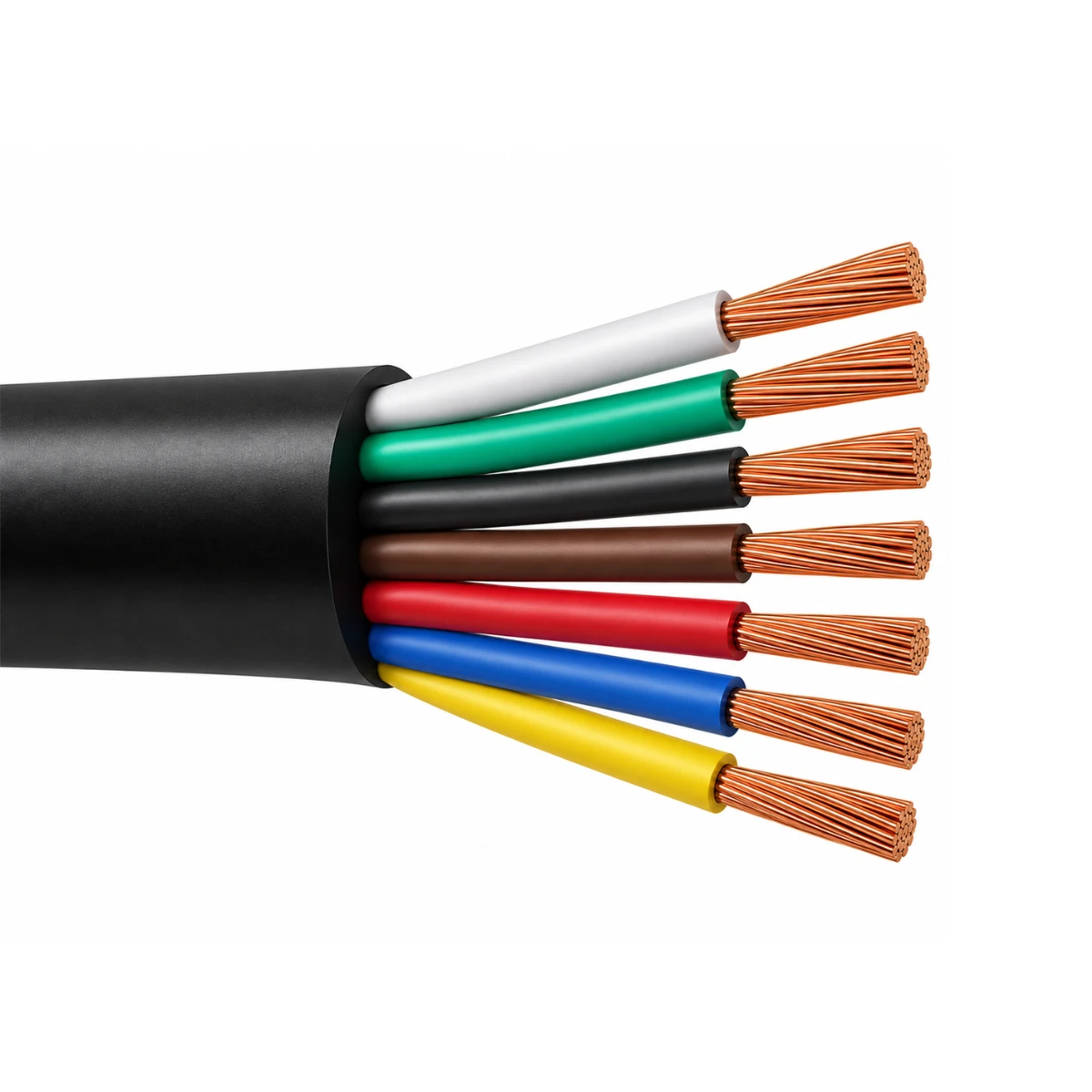 Cable Encauchetado Libre De Halogenos STF LS 7X16AWG