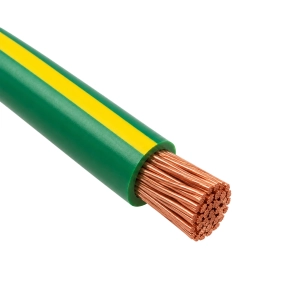 Cable soldador 2 AWG Cu PVC 105C600V Verde/Amarillo