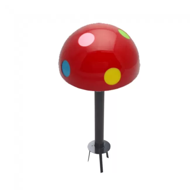 Luminaria de Pie Tipo Hongo - Rojo 34cm