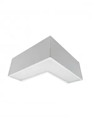 Luminaria LED Lumek En L Tetrix Blanca 8W Luz Neutra Artlab