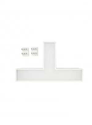 Luminaria LED Lumek En T Tetrix Blanca 13W Luz Blanca Artlab