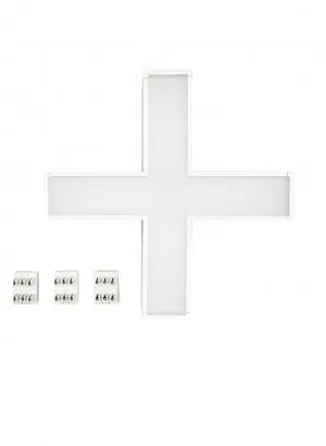 Luminaria LED Lumek En X Tetrix Blanca 16W Luz Blanca Artlab