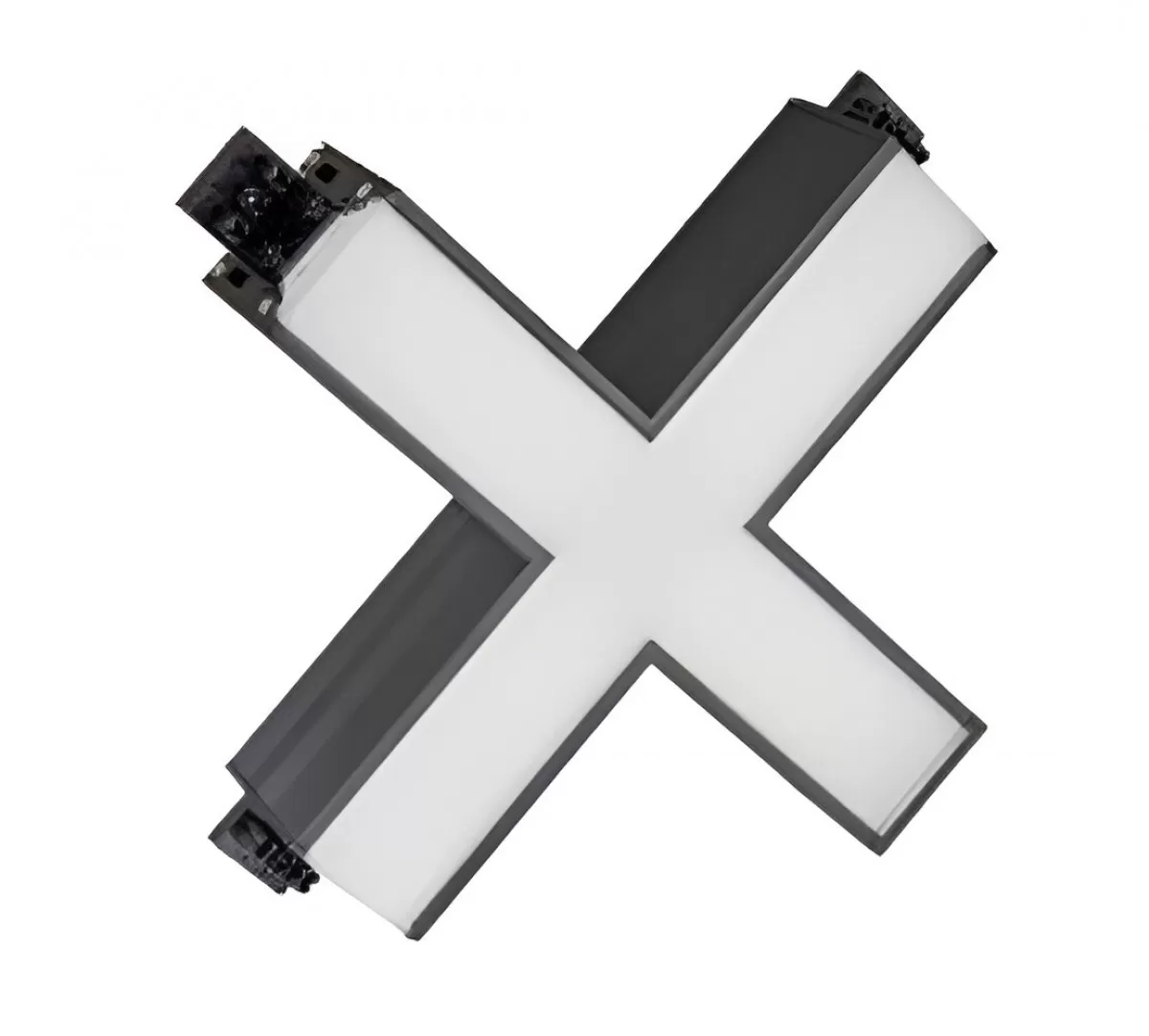 Luminaria LED Lumek En X Tetrix Negra 16W Luz Neutra Artlab