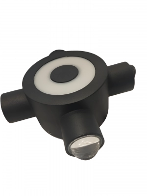 Aplique Interior Para Pared 4X1W Negro STELLAR I