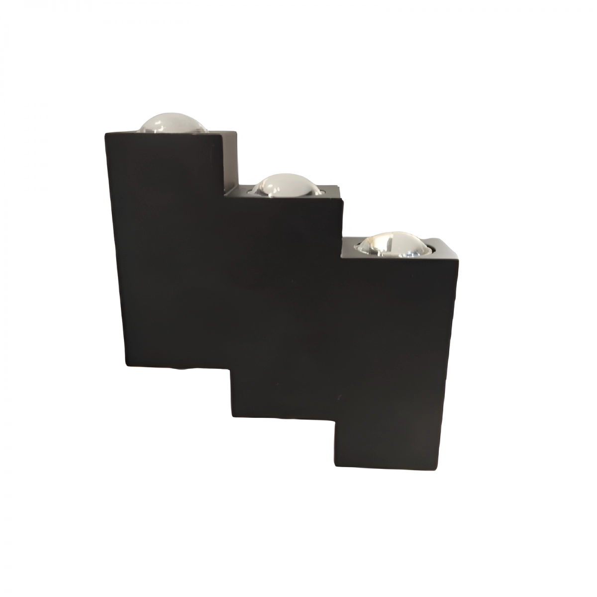 Aplique Interior Para Pared Negro 6X1W Blanco Neutro LADDER II