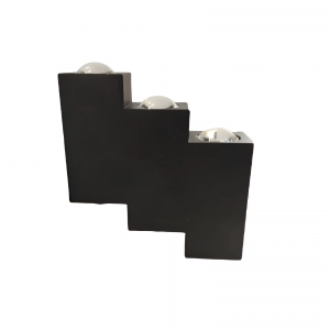 Aplique Interior Para Pared Negro 6X1W Blanco Neutro LADDER II