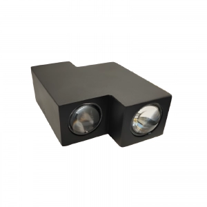 Aplique Interior Para Pared Negro 4X1W Blanco Neutro LADDER III