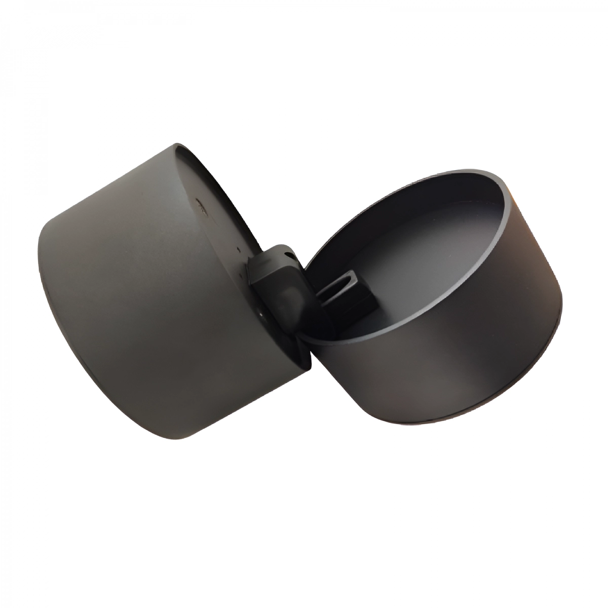 Aplique Interior Para Pared Negro 12W Blanco CYLINDER
