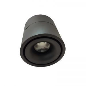 Aplique Interior Para Pared Negro 12W Blanco CYLINDER