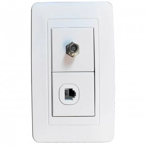 Toma EM Telefono + Coaxial