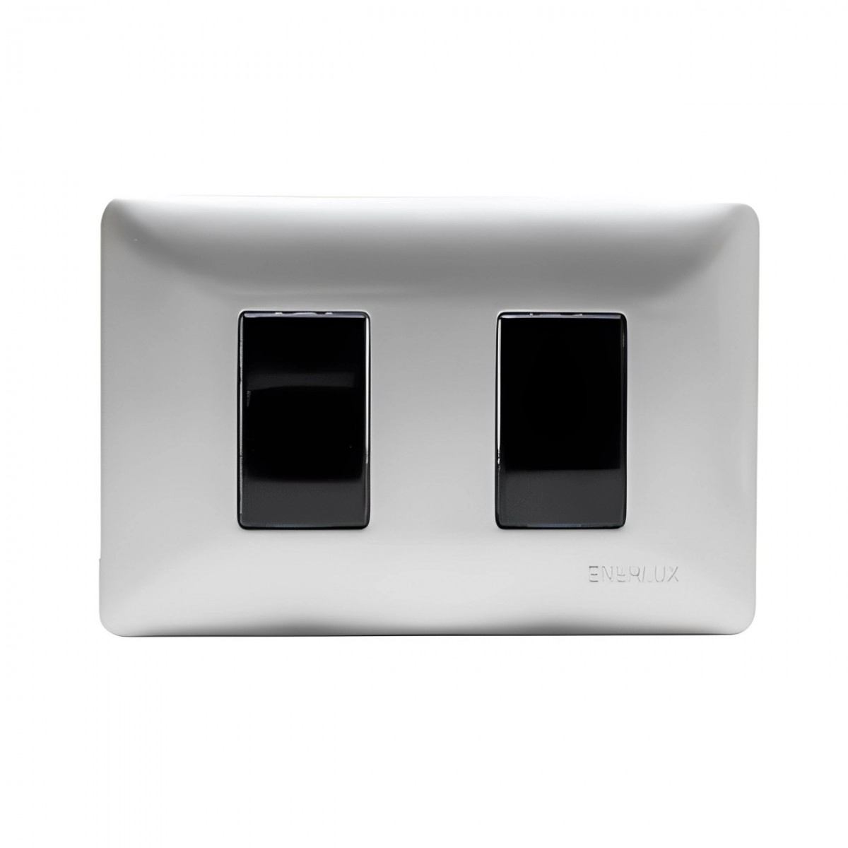 Interruptor Enerlux Conmutable Doble Silver