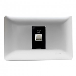 Toma Enerlux Telefonica Silver