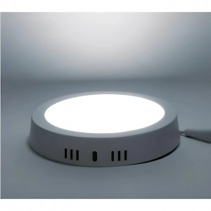 Panel LED Redondo De Sobreponer 24W Luz Blanca