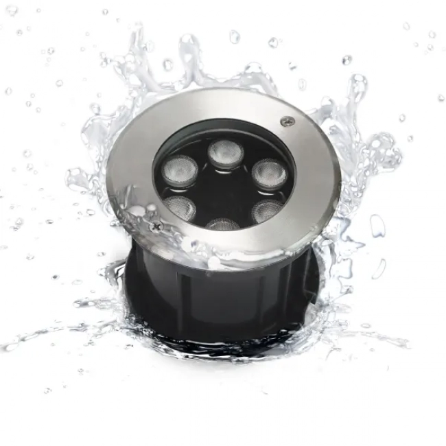 Bala LED Sumergible DC12V 6W RGB Sin Control Remoto