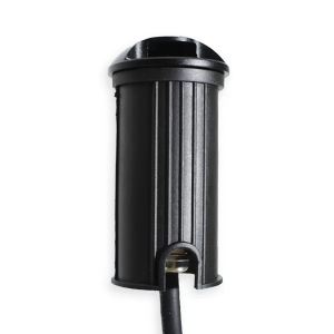 Bala LED De Piso 1L 3W 3000K Negro