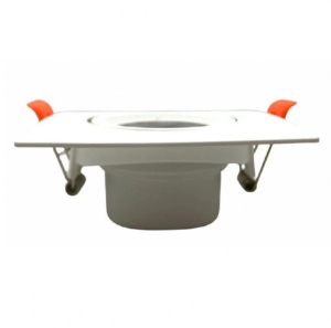 Bala LED Integrada De Techo De Incrustar 5W 6500K Cuadrada Blanco