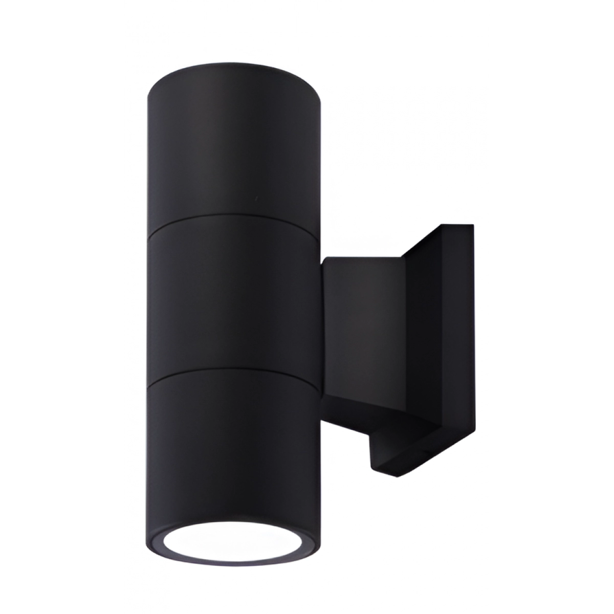 Aplique Cilindro GU10 X 2 Negro Sin Bombillo