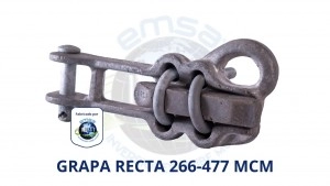 Grapa De Retención Recta 266,8 -477 MCM Aluminio, 2 Úes De 1/2