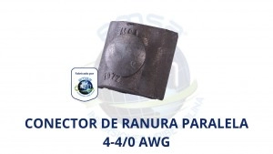 Conector pernado 1 Perno,LP=4-4/0 AWG;Der=4-4/0 AWG ,Aluminio Bimetálico.