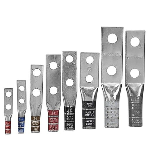 Terminal/Conector Ponchar 2 Huecos Barril Largo 1/0