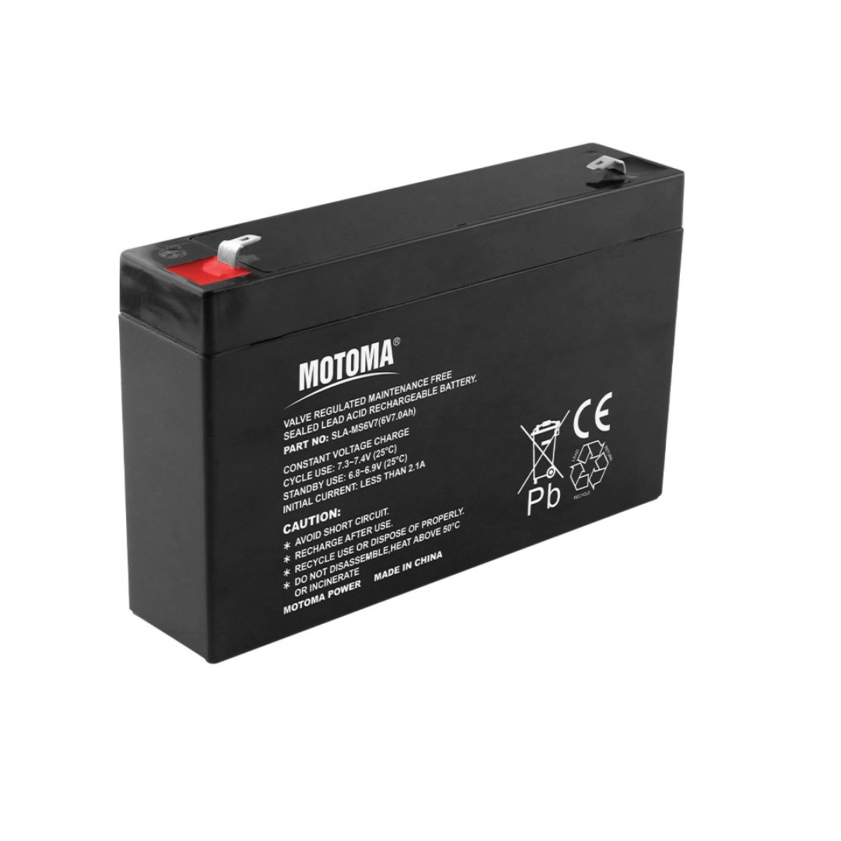 Batería Motoma AGM 6V-7AH 1200 CICLOS-30% W: 1.2Kg
