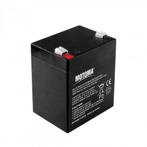 Batería Motoma AGM 12V-5AH 1200 CICLOS-30% W: 1.4Kg