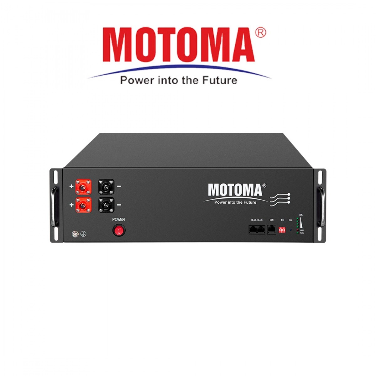 Batería de Litio Motoma 51.2V-100AH 5000 CICLOS-80% W:45Kg RACK