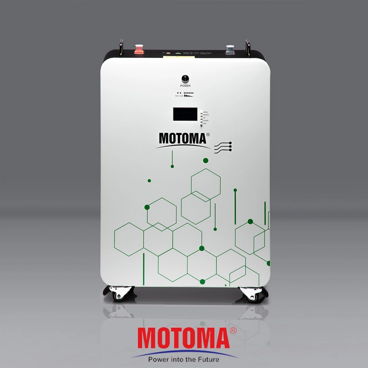 Batería de Litio Motoma 51.2V-200AH 5000 CICLOS-80% W:77Kg Pared