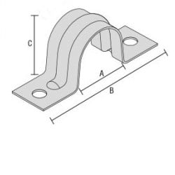 Grapa Galvanizada Doble Ala 4
