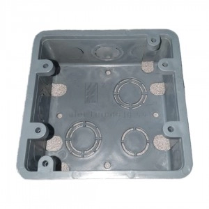 Caja Plástica JG 2400 sCH40 Gris 4x4