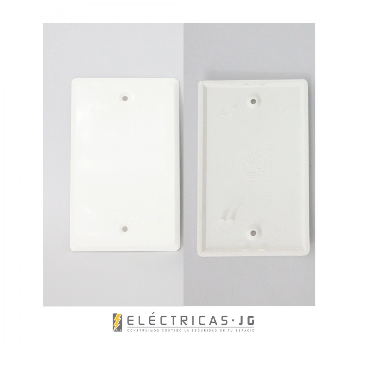 Tapa 5800 JG 2X4 PVC Blanca