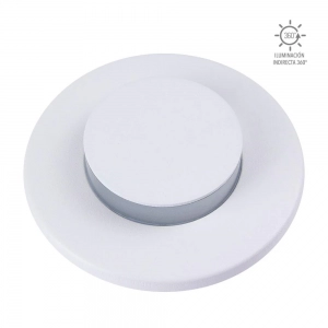 Bala LED De Piso Blanca ESFERIS 6W 3000K