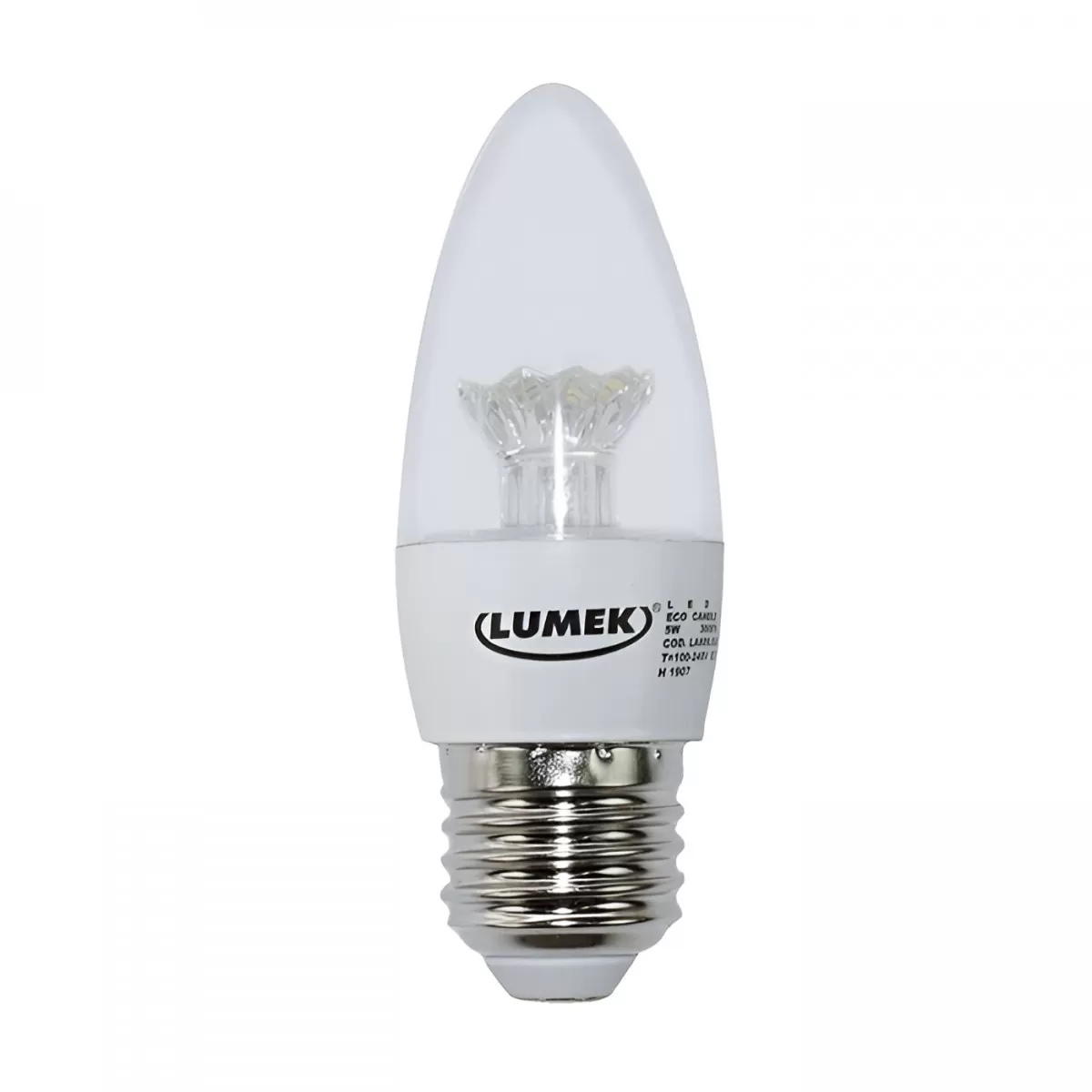 Bombillo LED Lumek E27 Eco Vela 5W 3000K