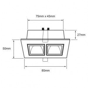 Lampara Tecnolite Lucida II Smart Blanco