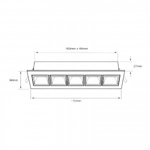 Lampara Tecnolite Lucida IV Smart Blanco