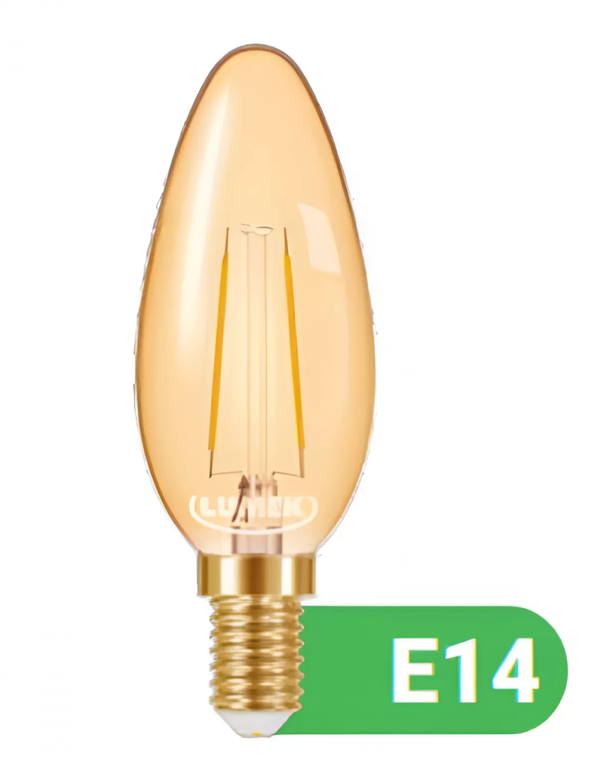 Bombillo LED Lumek E14 Eco Vintage Vela 2.5W