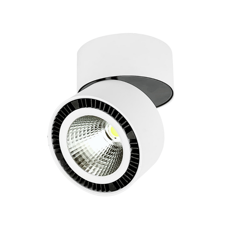 Spots Tecnolite Sobreponer Praia En Blanco