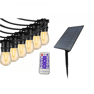 Extensión Vintage Solar de Jardín Karluz 15 Bombillos 2v 2800k