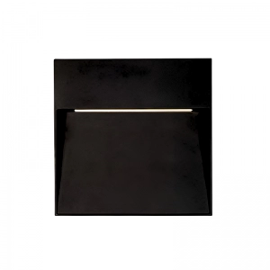 Aplique Exterior Para Muro 24W Negro KAVE III