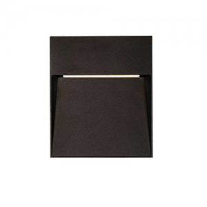 Aplique Exterior Para Muro 8W Negro KAVE I