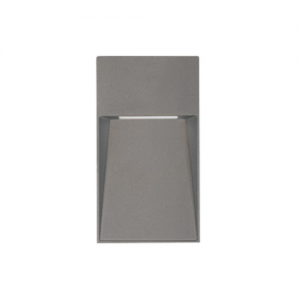 Aplique Exterior Para Muro 5W Gris kAVE IV