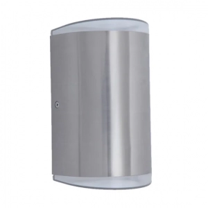 Aplique Exterior Para Muro 14.5W Cromo EDULIS