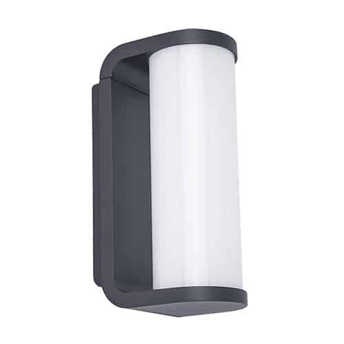 Aplique Exterior Para Muro 10W gris WEZEN