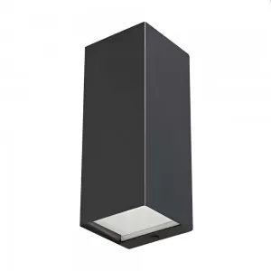 Aplique Exterior Para Muro 9W Negro HYADUM